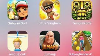 Subway Surfers,Little Singham,Temple Run 2,rescue cut,Jumanji,Subway Princess Runner screenshot 3