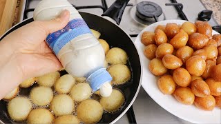 do you have an empty bottle ? Make this easy Crispy Sweet Balls |Popular Arabian Dessert screenshot 4