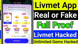 Livmet app real or fake | livmet app me free chat kaise kare | livmet app real or fake full proof screenshot 4